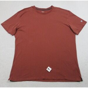 Kuhl Wildfibre Shirt Mens‎ 2XL Rust Organic Cotton Short Sleeve Casual Tee